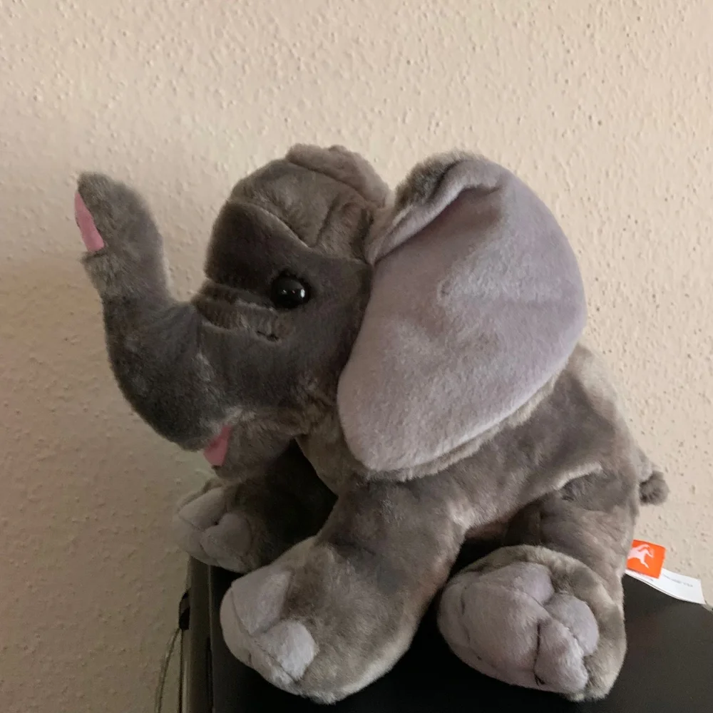 Wild Republic Stuffed Elephant Pittsburgh Zoo Stuffed Animal Plush Toy Realistic - Picture 2 of 10